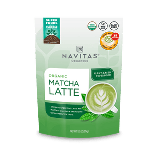 Navitas Organics Matcha Late 11.1oz. front of bag