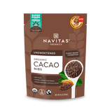 Navitas Organics Cacao Nibs 16 oz. front of bag